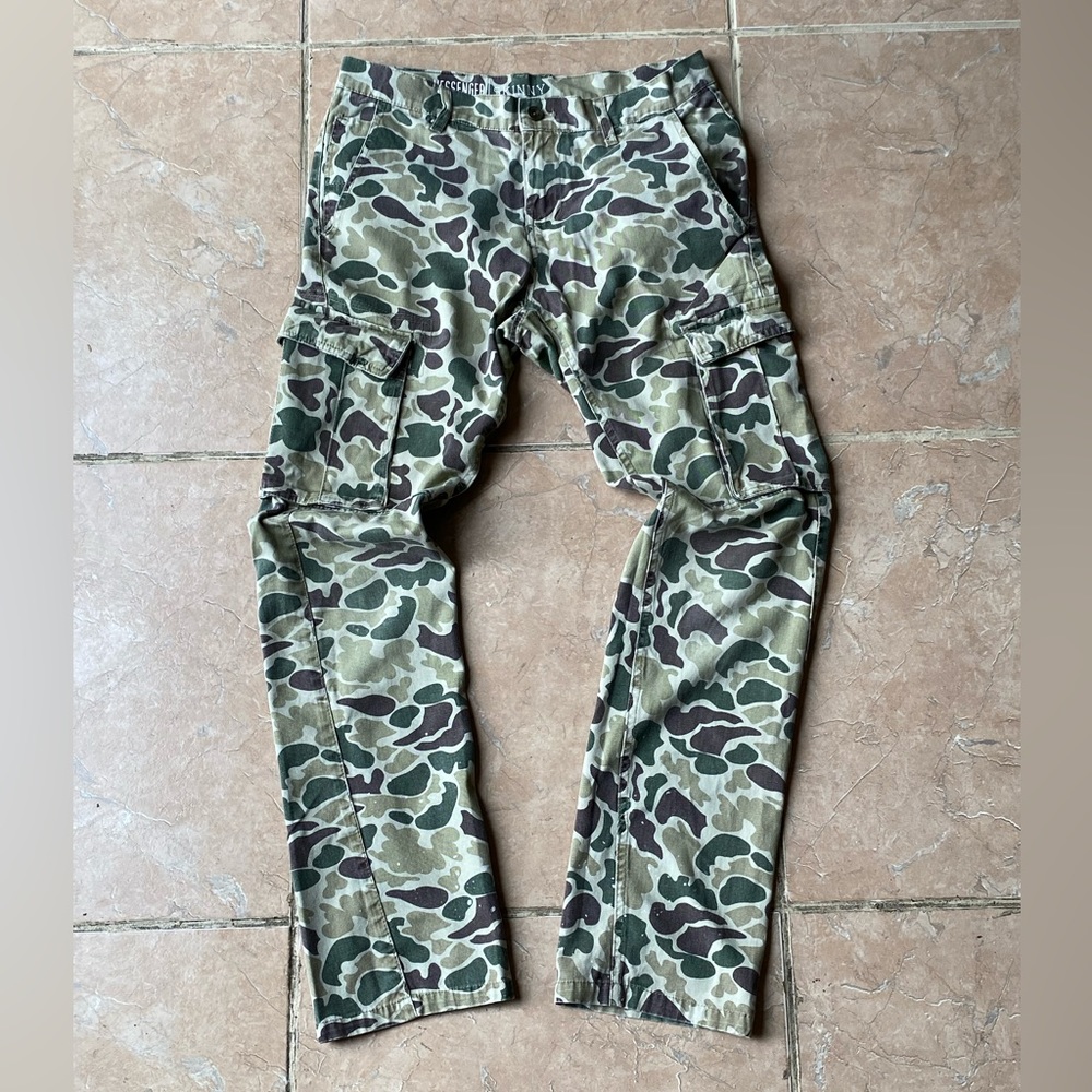 Duck camo cargo pants